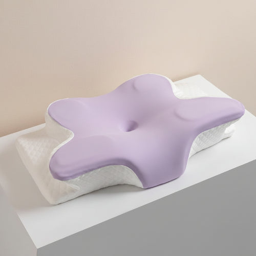 Ergonomisch SOMNEY kussen met cervicale nekondersteuning en ademende hoes