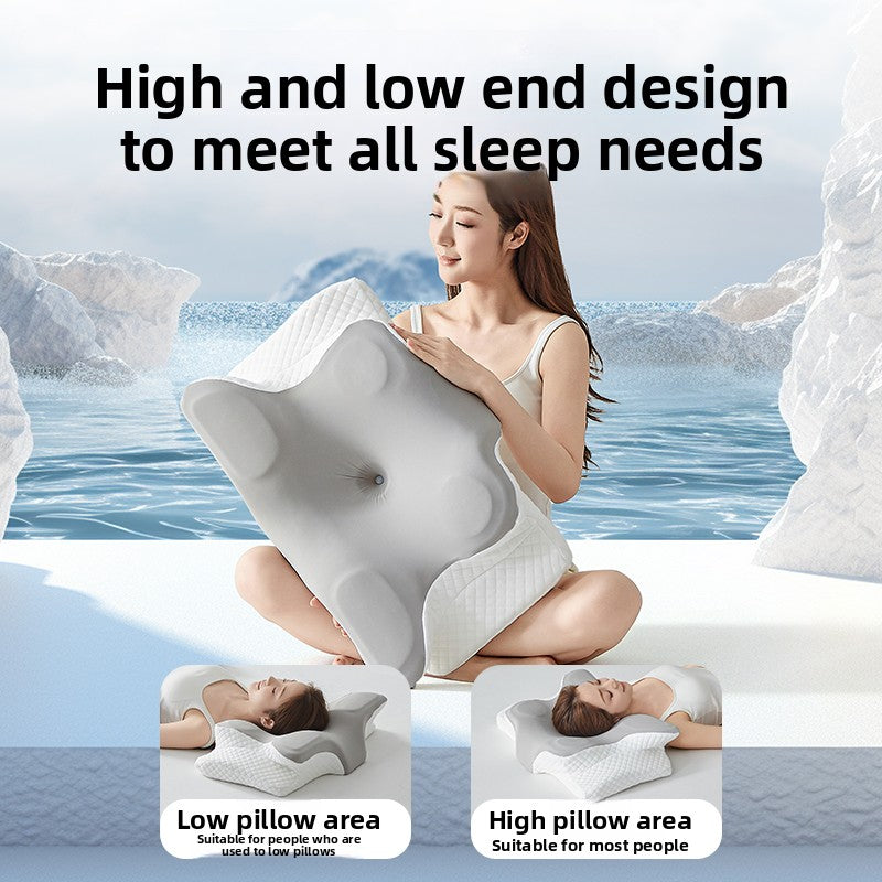 Ergonomic Memory Foam Cervical Pillow